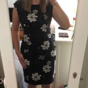 Flower print dress